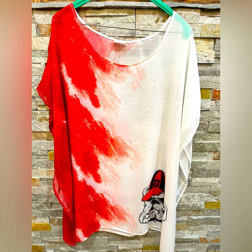 NWOT ladies UGA Georgia tunic Emerson Street XL